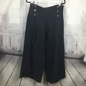 Msiamo Gray Pants Wide Leg Sailor Cut 8